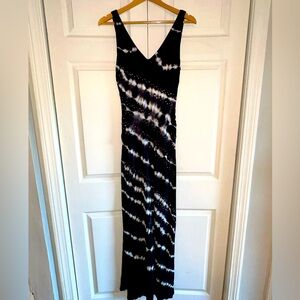 INC tie dye embellished maxi  dress